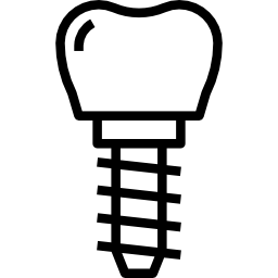 Ícone do serviço Implantes dentários